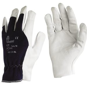 Gant cuir dos coton 1523 CH BL GUYARD