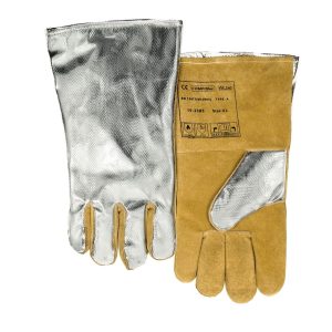 Gant mig cuir avec dos aluminisé WELDAS