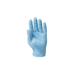 Gant usage court Nitrile bleu