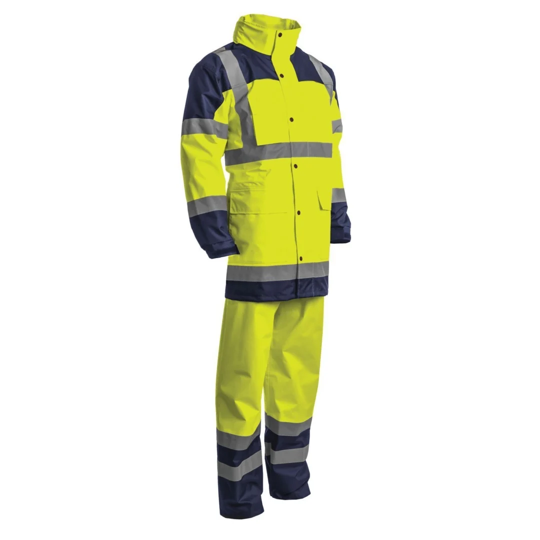 Ensemble pluie HV Hydra Orange / marine - COVERGUARD 2 Ensemble pluie HV Hydra Orange / marine - COVERGUARD – Image 2