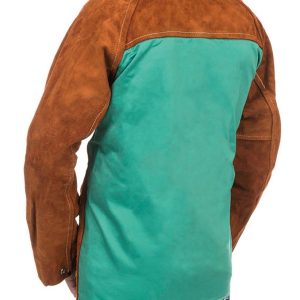 Veste de soudeur cuir haute qualité Lava Brown™ WELDAS